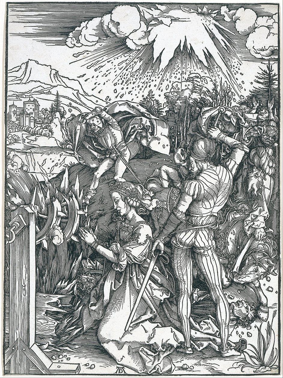 Le martyre de Sainte Catherine - Albrecht Dürer