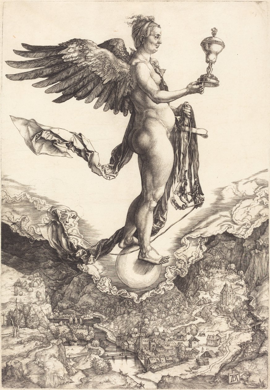 Némésis (La Grande Fortune) - Albrecht Dürer