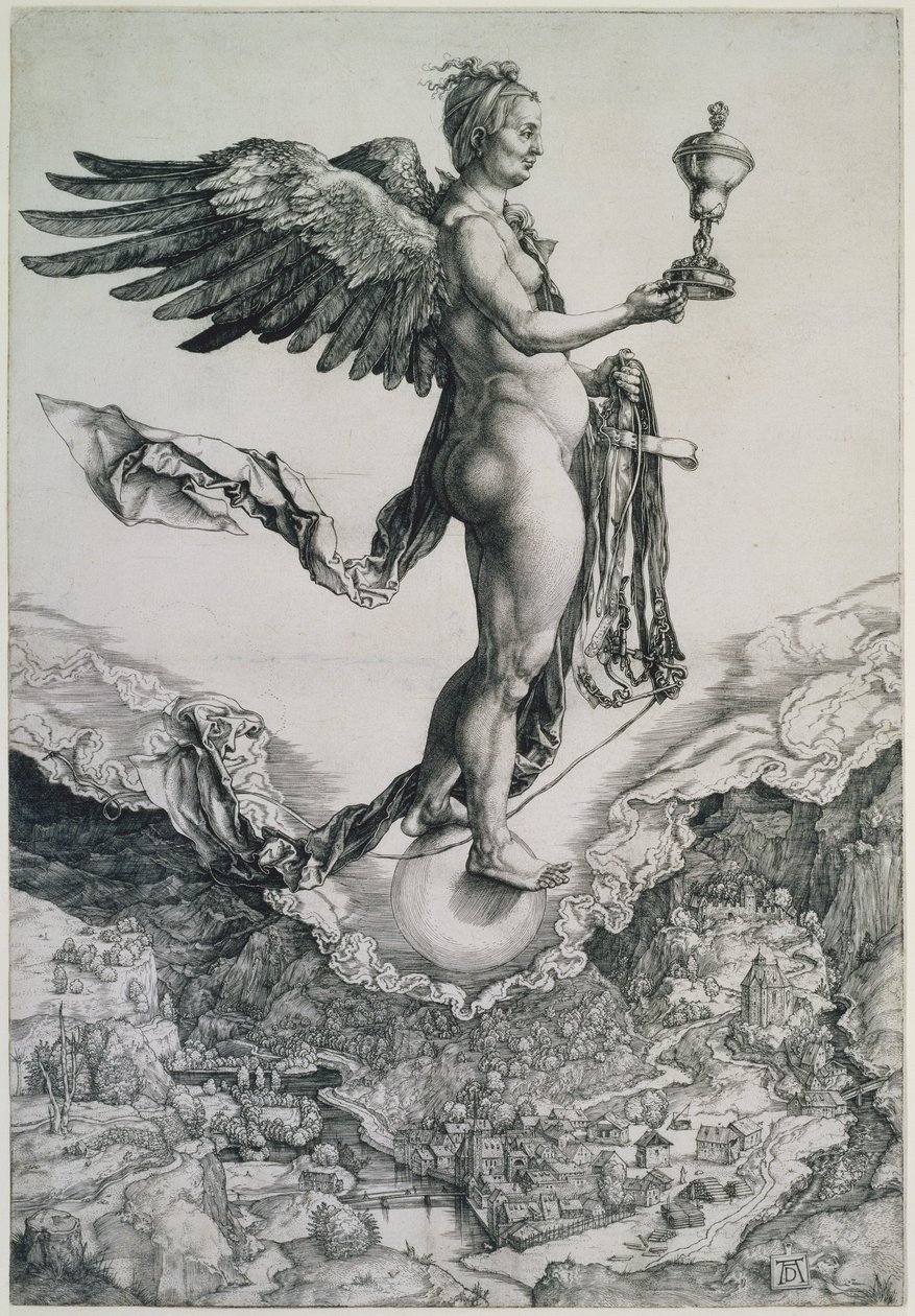 Némésis (La Grande Fortune) - Albrecht Dürer