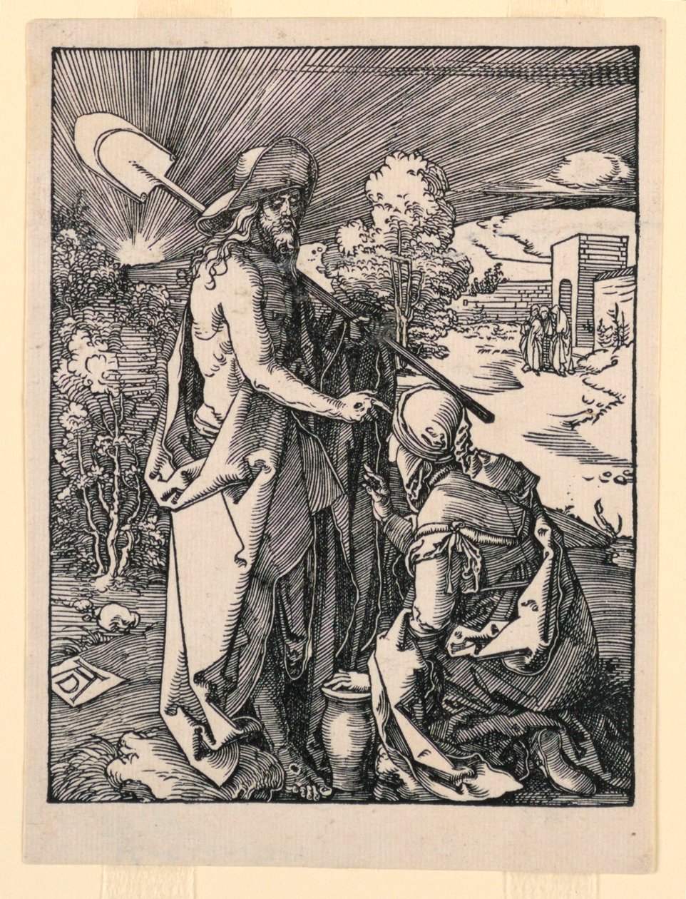 Noli me Tangere (Christ apparaissant à Marie-Madeleine), de la série La Petite Passion - Albrecht Dürer