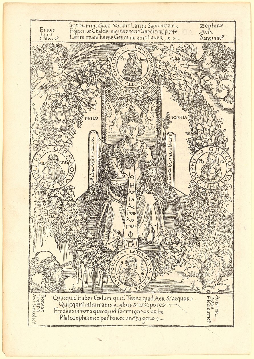 Philosophie (Philosophia) - Albrecht Dürer
