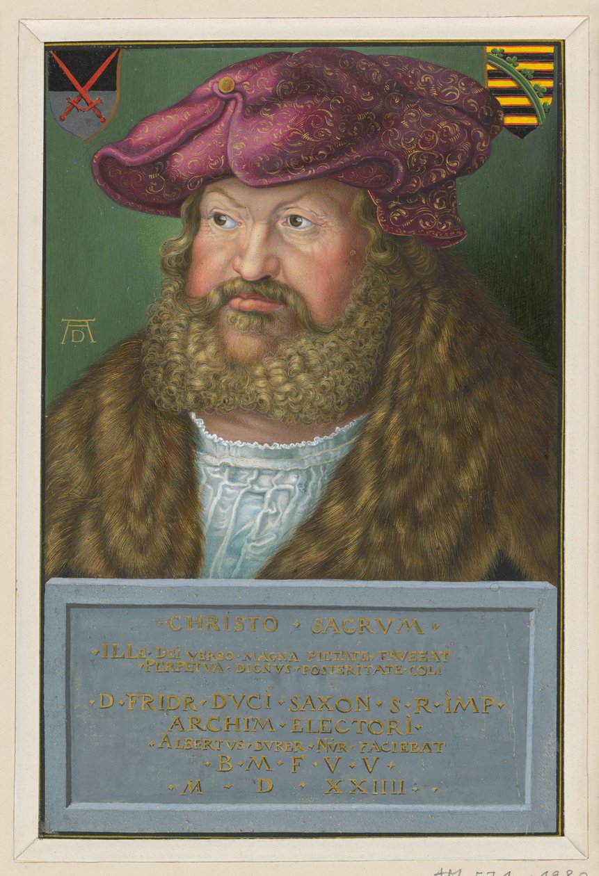 Portrait de Frédéric le Sage, électeur de Saxe - Albrecht Dürer