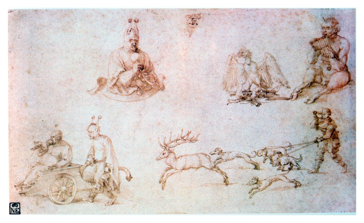 Étude à la craie rouge, c1500 - Albrecht Dürer
