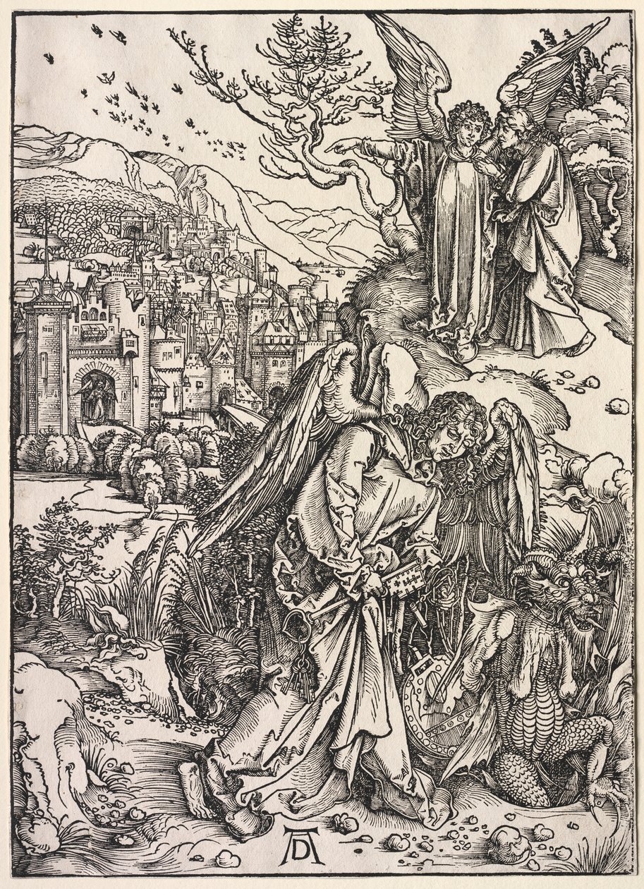 Révélation de Saint Jean : Ange avec la clé de l