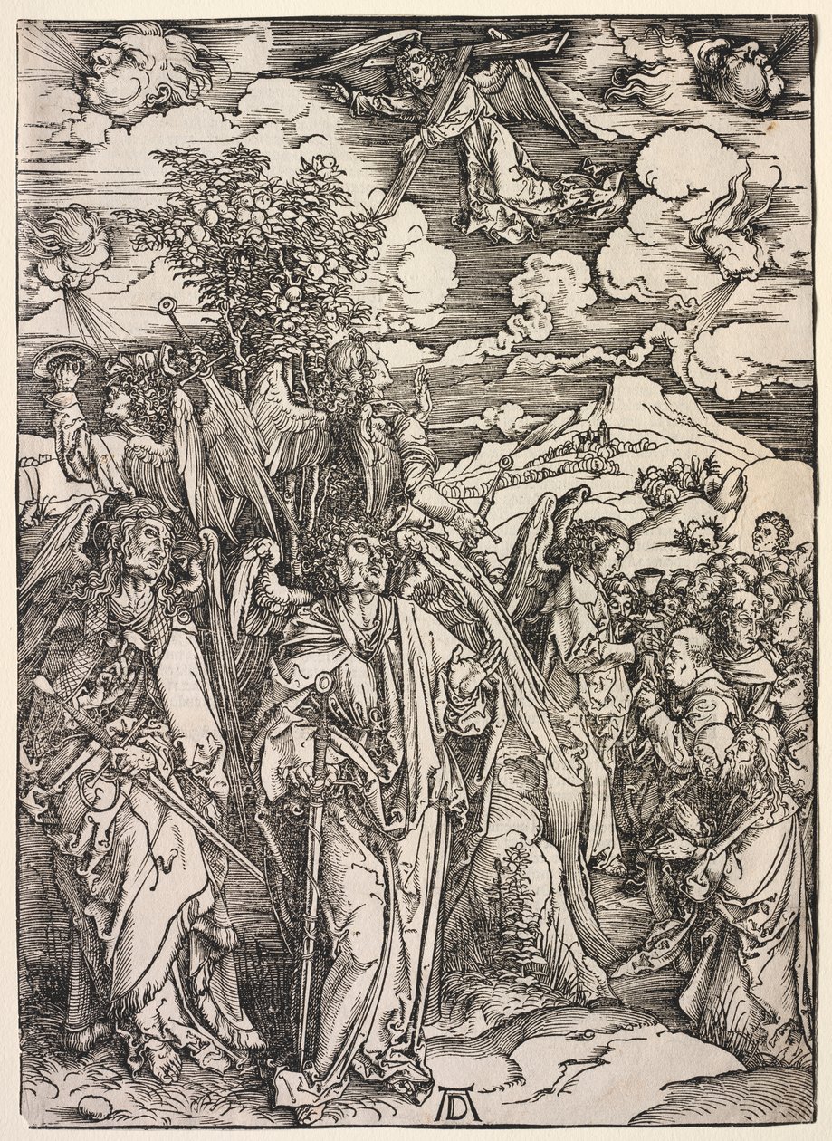 Révélation de Saint Jean : Quatre anges retenant les vents - Albrecht Dürer