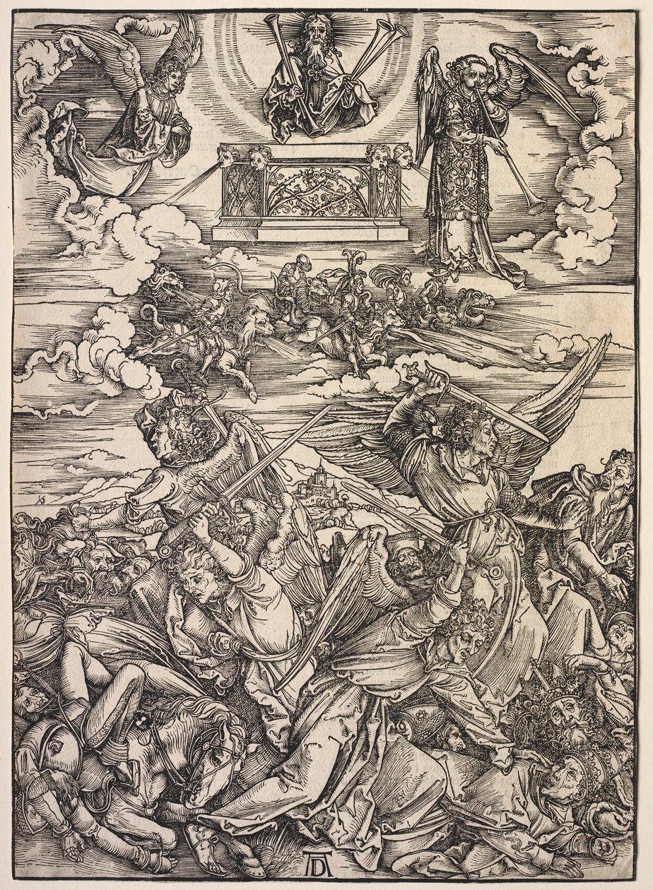 Révélation de Saint Jean : Les quatre anges destructeurs - Albrecht Dürer
