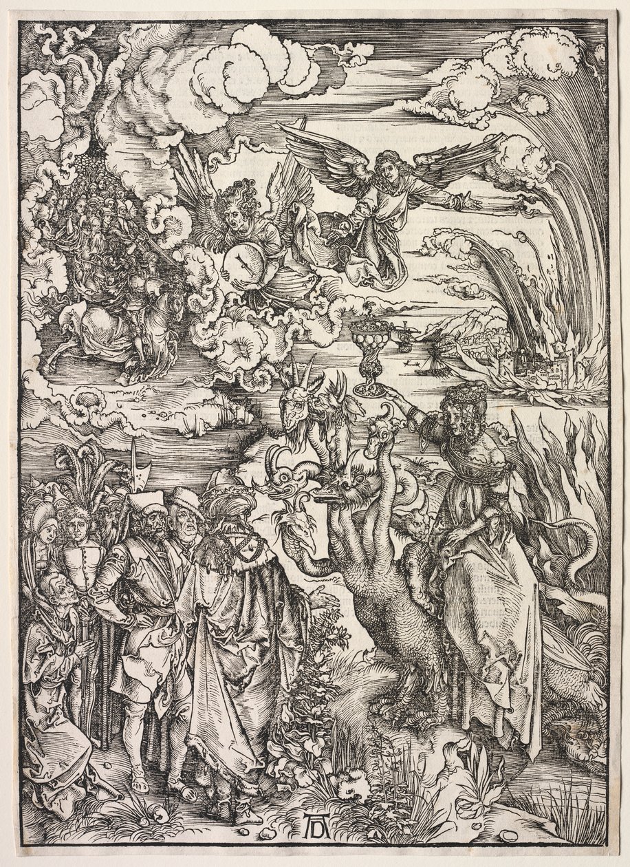 Révélation de Saint Jean : La femme de Babylone - Albrecht Dürer