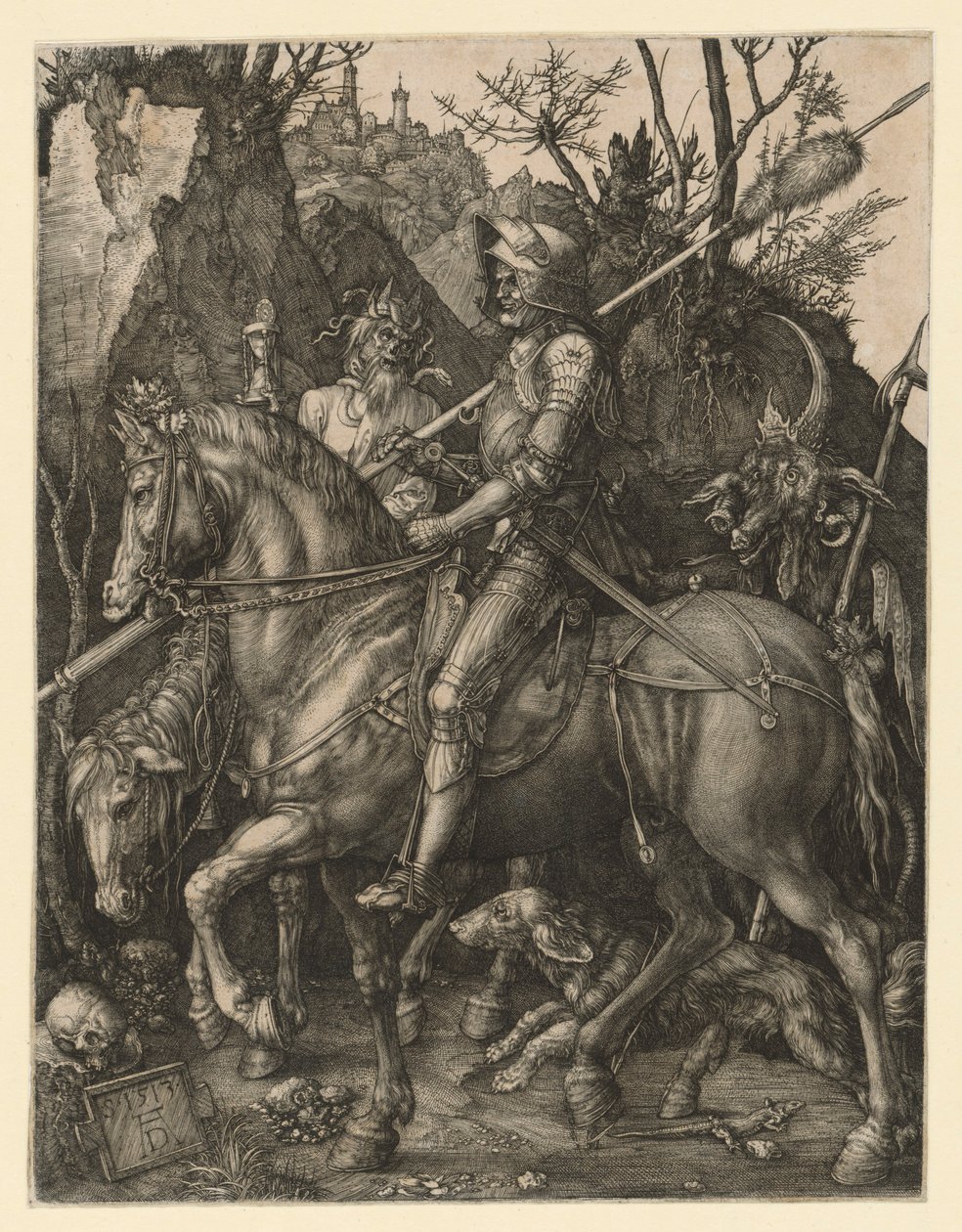 Le Chevalier, la Mort et le Diable - Albrecht Dürer
