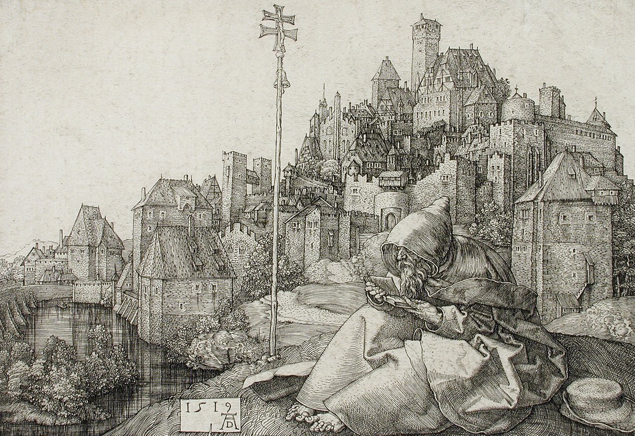 Lecture de saint Antoine - Albrecht Dürer