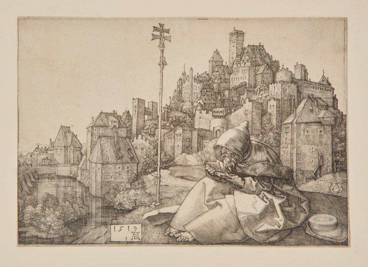 Saint Antoine lisant - Albrecht Dürer