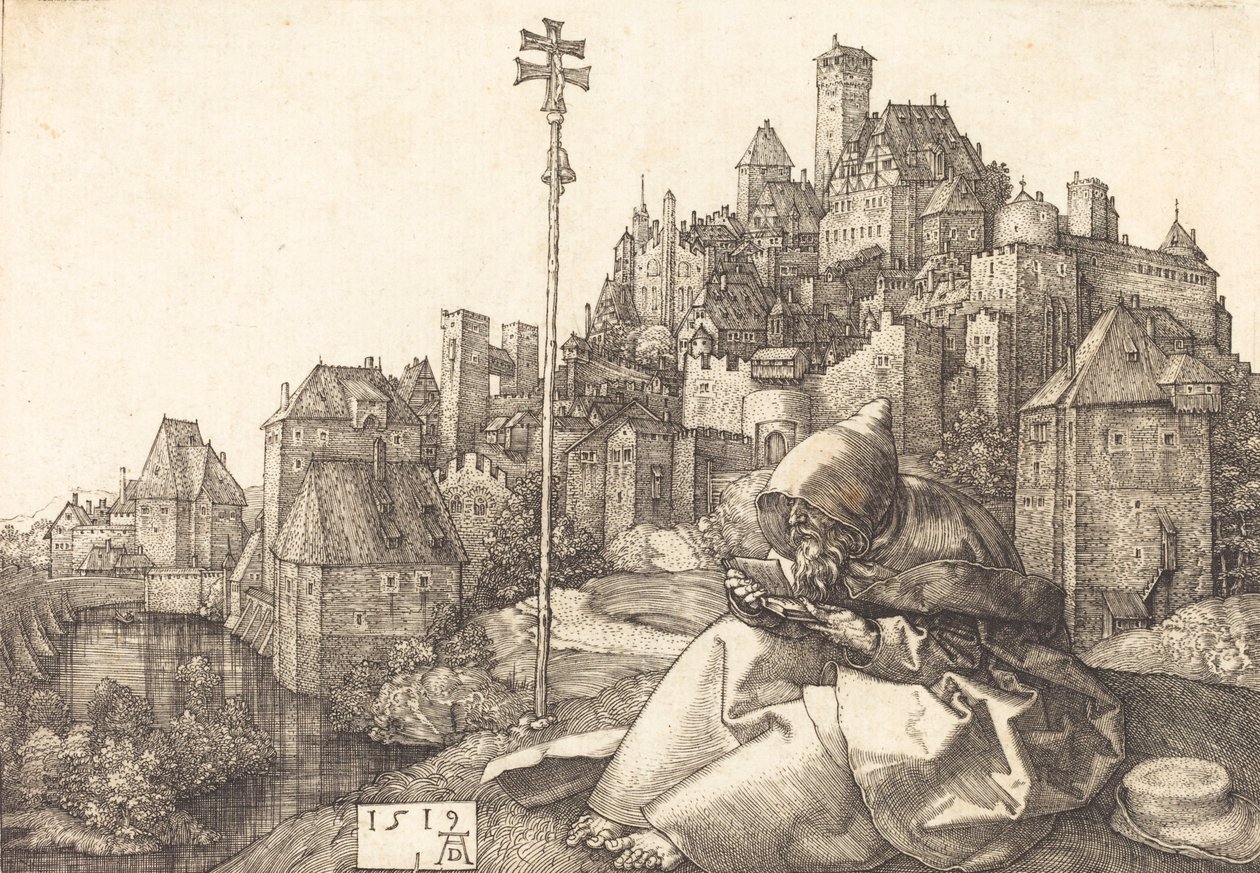 Saint Antoine lisant, 1519 - Albrecht Dürer
