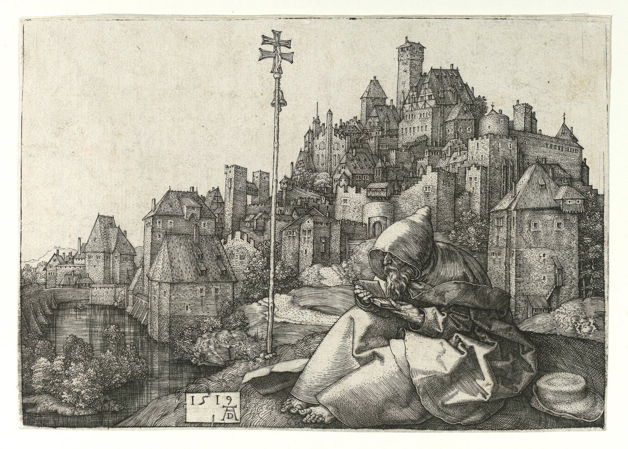 Saint Antoine lisant, 1519 - Albrecht Dürer