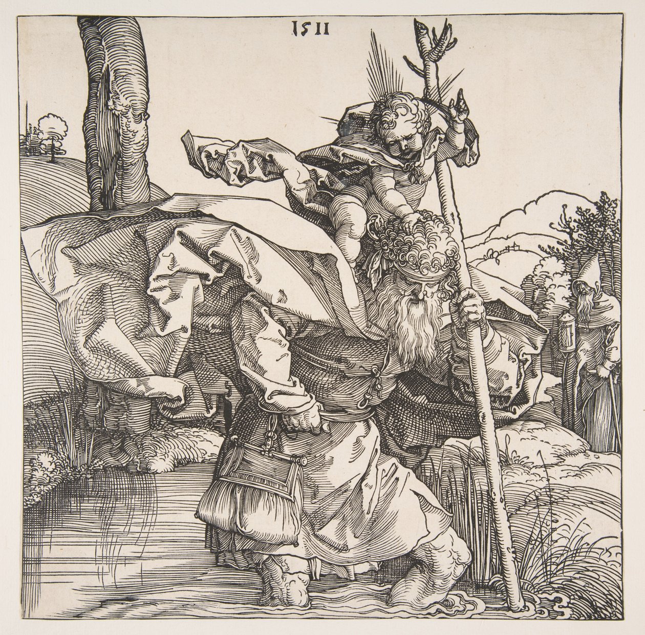 Saint Christophe - Albrecht Dürer
