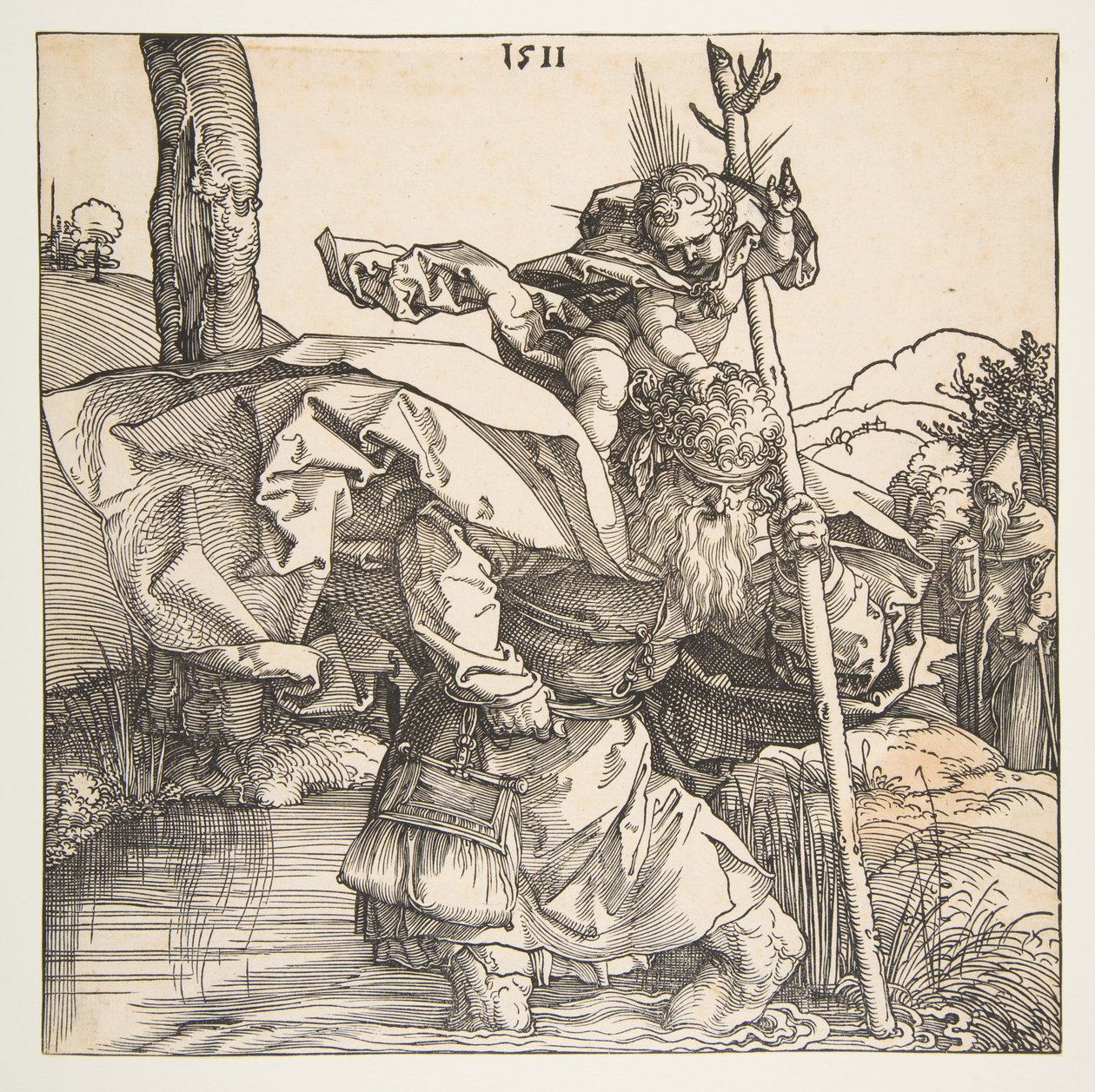 Saint Christophe - Albrecht Dürer