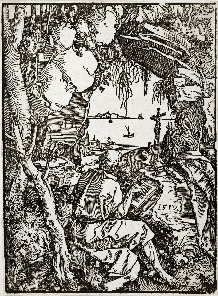Saint Jérôme dans une grotte (Bartsch 113) - Albrecht Dürer