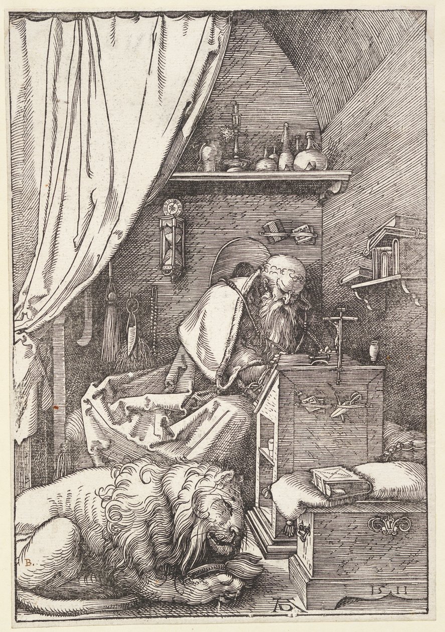 Saint Jérôme dans sa cellule - Albrecht Dürer