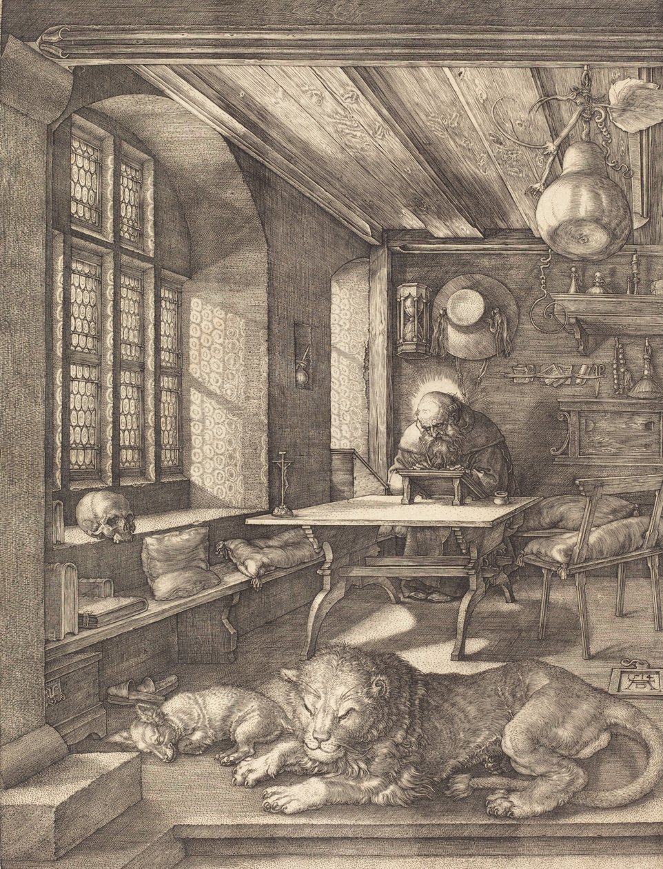 Saint Jérôme dans son étude, 1514 - Albrecht Dürer