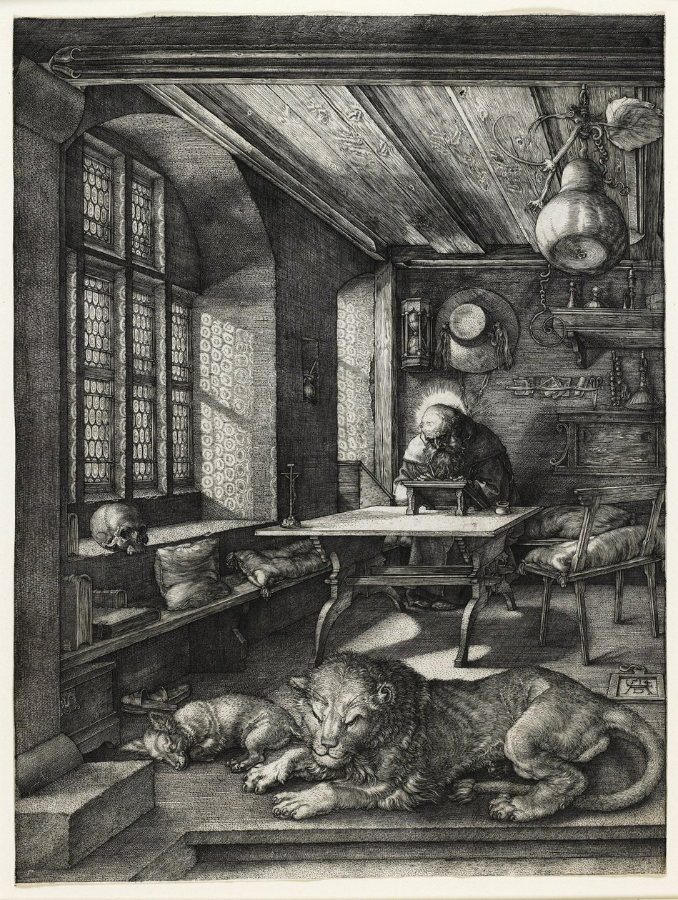 Saint Jérôme dans son étude, 1514 - Albrecht Dürer