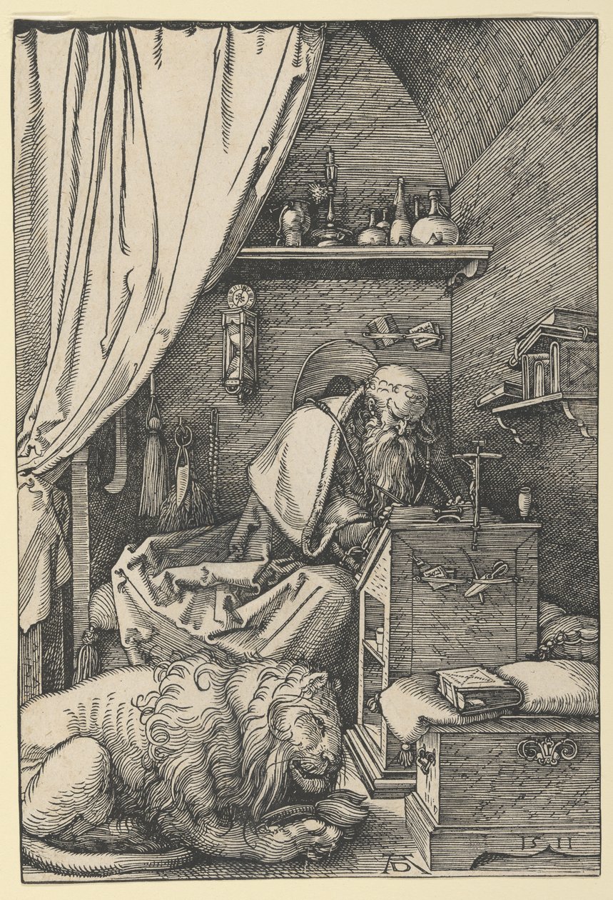 Saint Jérôme dans sa cellule - Albrecht Dürer