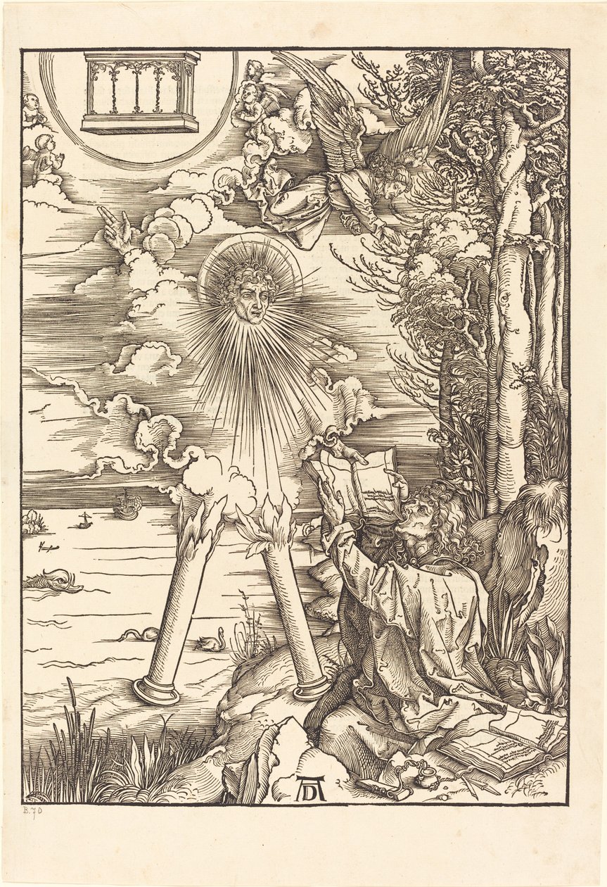 Saint Jean dévorant le livre - Albrecht Dürer