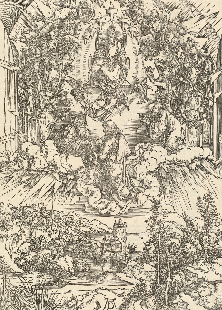 Saint Jean devant Dieu et les Anciens, 1498 - Albrecht Dürer
