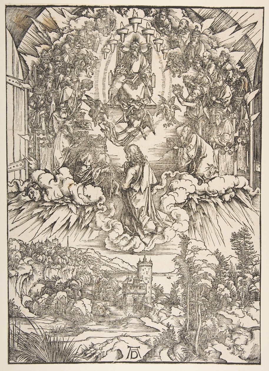 Saint Jean devant Dieu et les anciens, de L