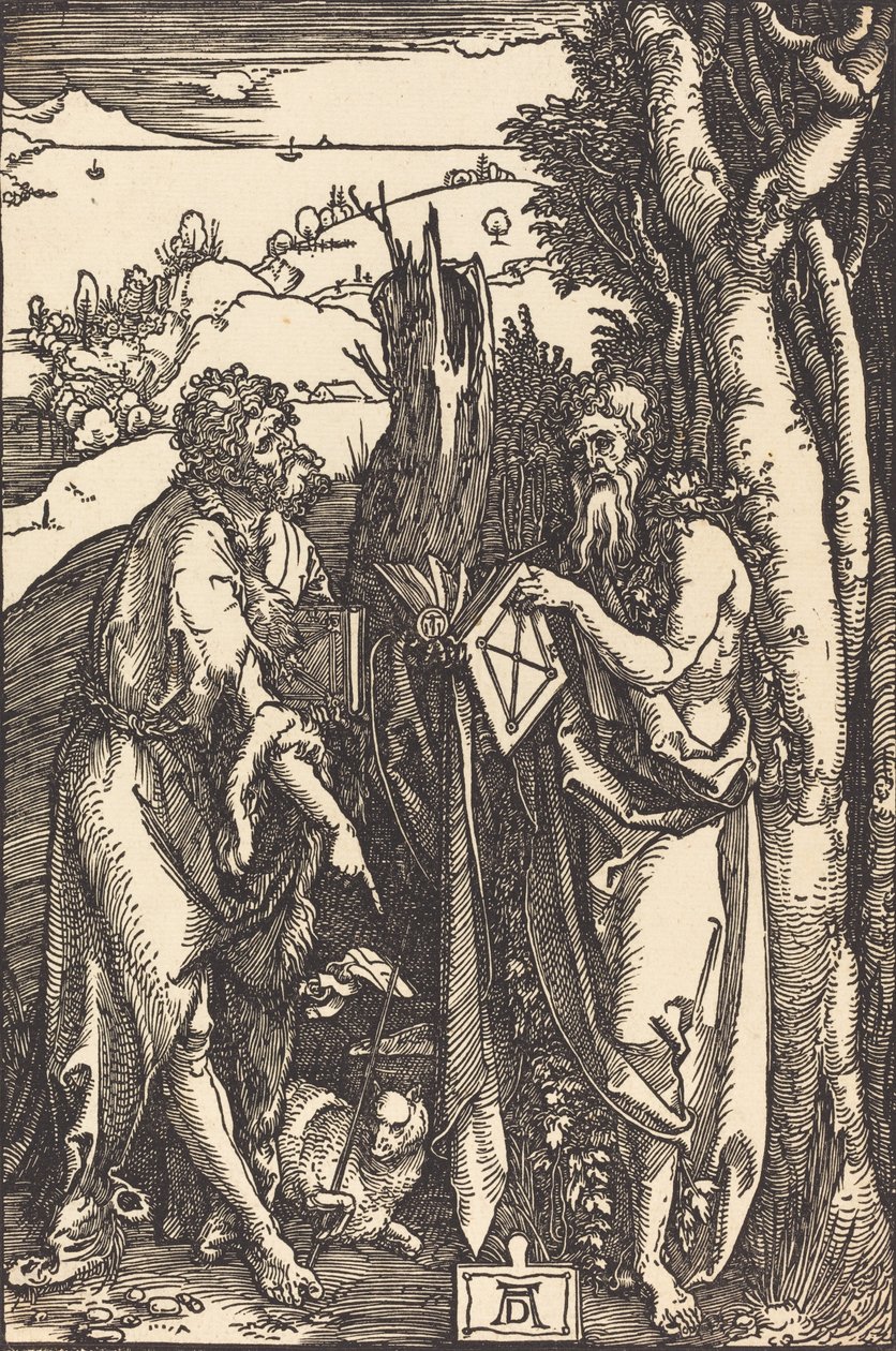 Saint Jean-Baptiste et Saint Onuphre, vers 1504 - Albrecht Dürer