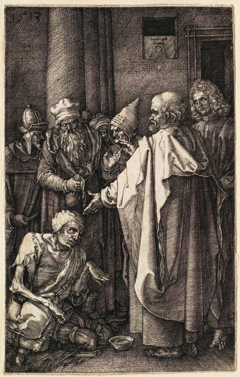 Saint Pierre et saint Jean à la porte du Temple - Albrecht Dürer