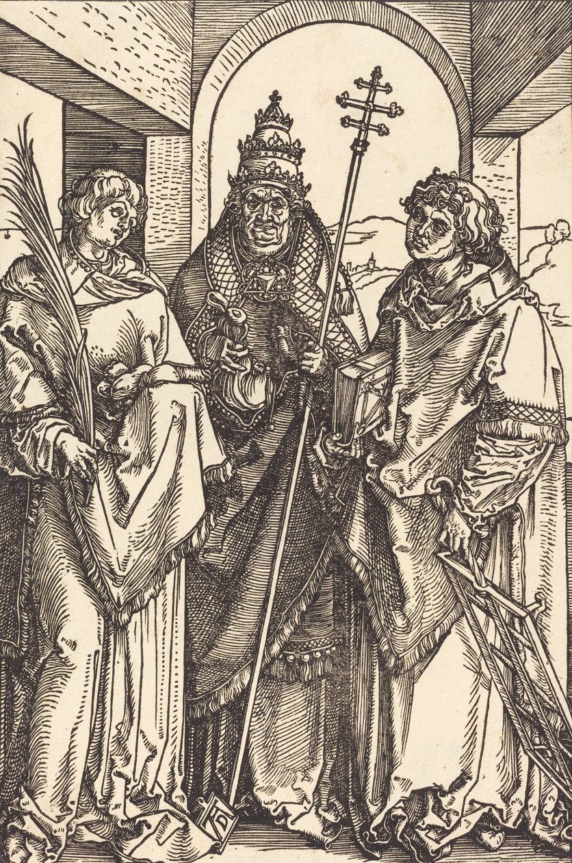 Saints Étienne, Sixte et Laurent, probablement vers 1504-1505 - Albrecht Dürer