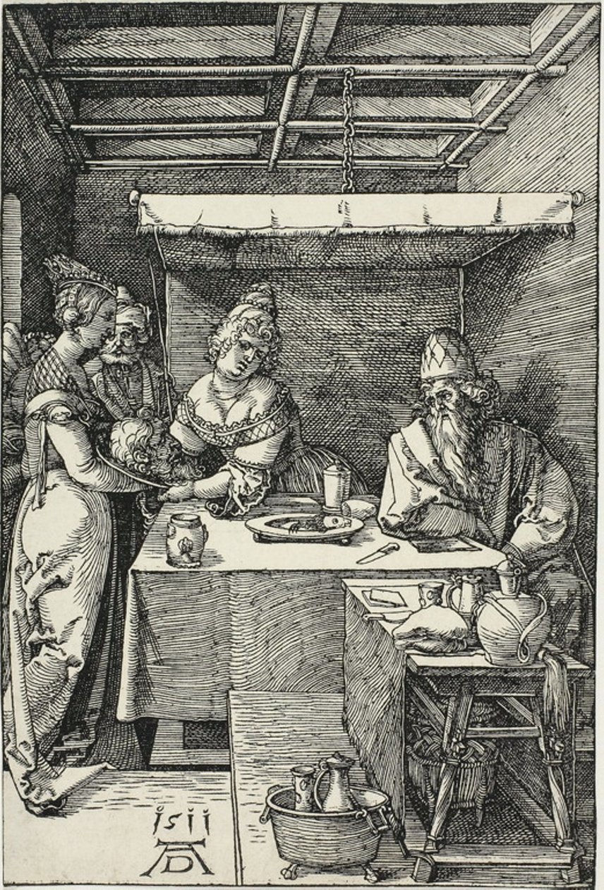 Salomé présentant la tête de Saint Jean-Baptiste à Hérodiade - Albrecht Dürer
