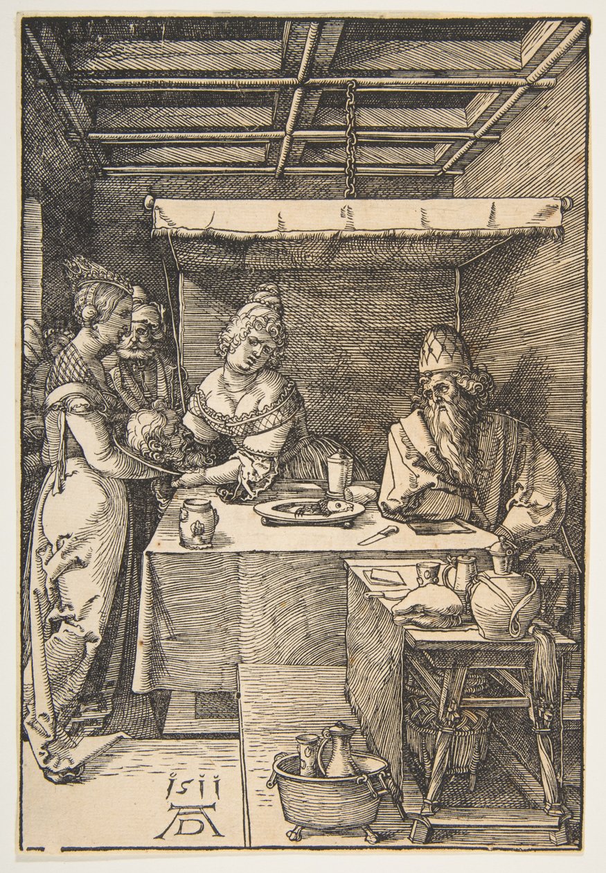 Salomé recevant la tête de saint Jean-Baptiste - Albrecht Dürer