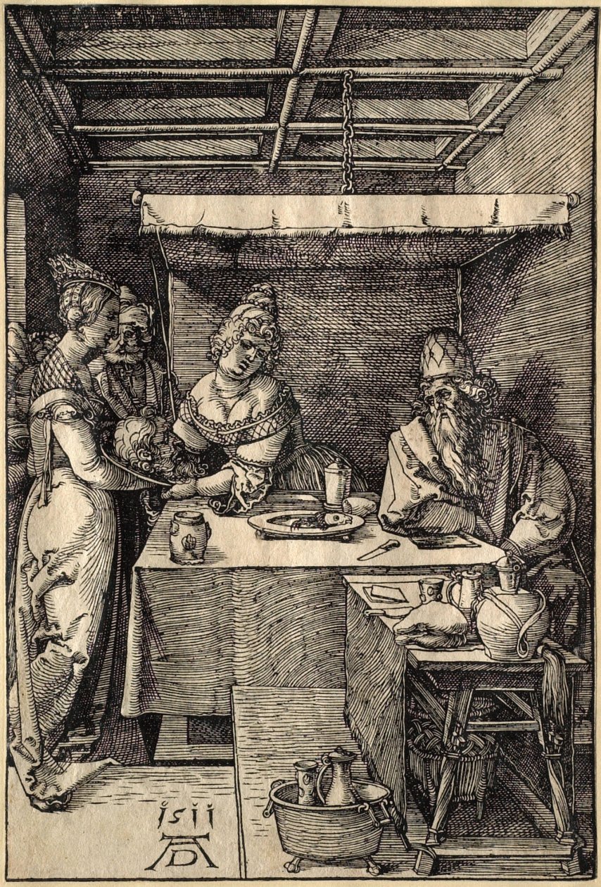 Salomé recevant la tête de saint Jean-Baptiste - Albrecht Dürer
