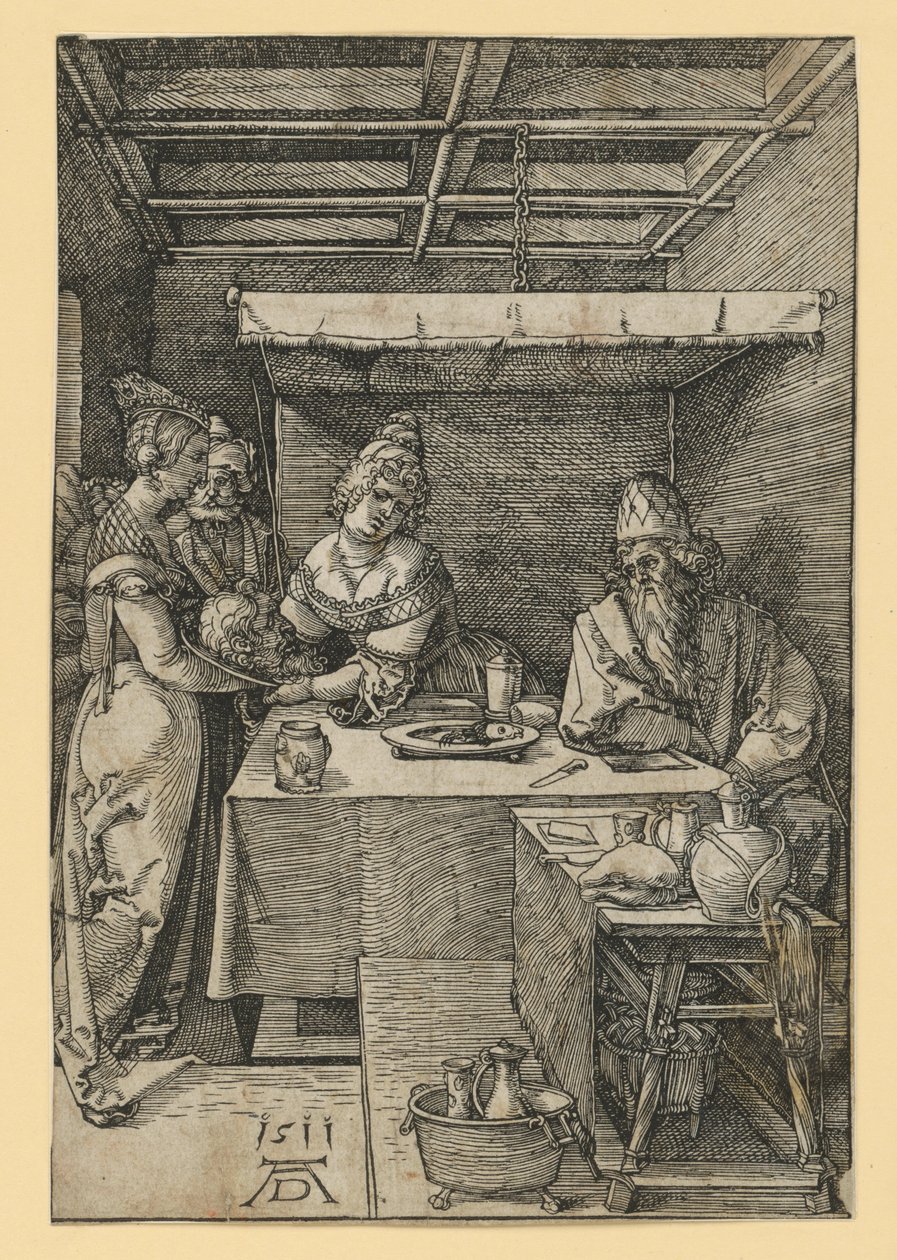 Salomé reçoit la tête de Jean-Baptiste - Albrecht Dürer