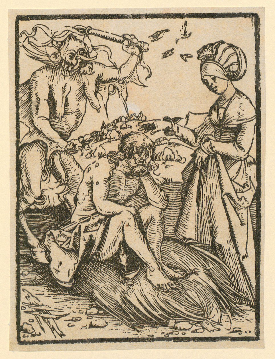 Satan met Job à l