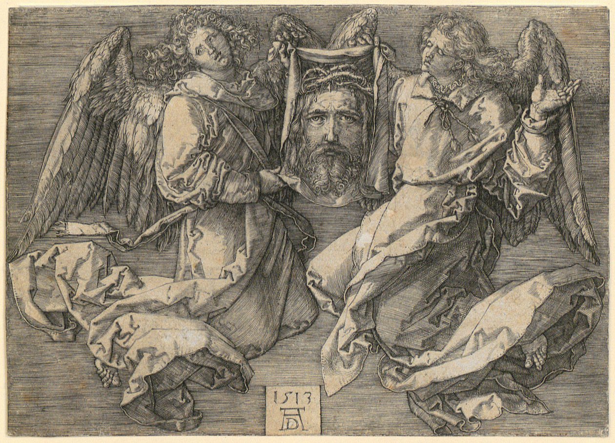 Suaire tenu par deux anges - Albrecht Dürer
