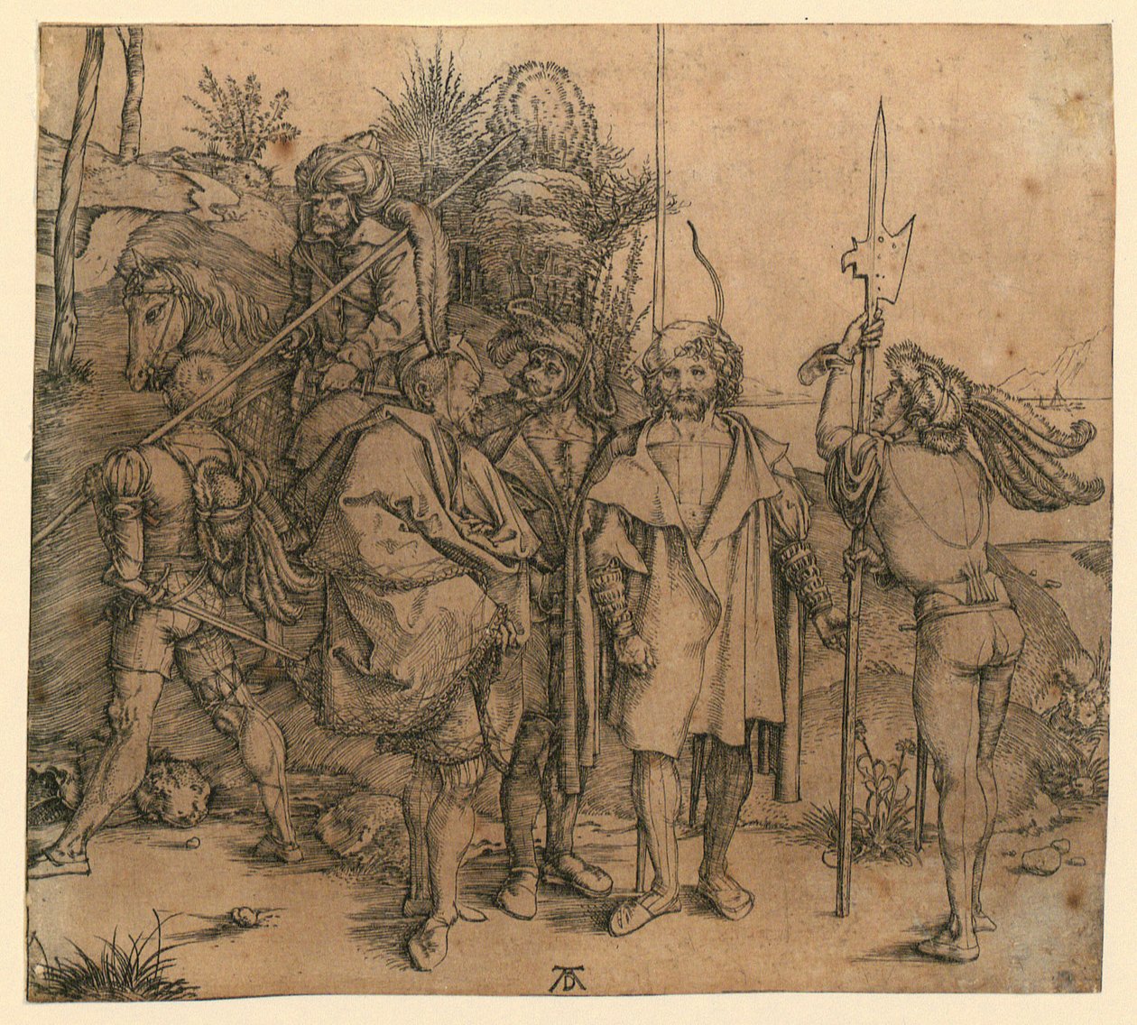 Six soldats - Albrecht Dürer