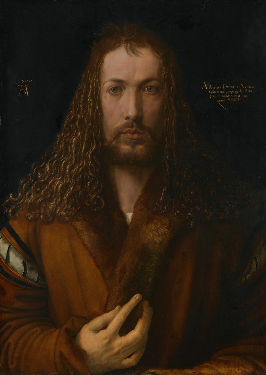 Autoportrait à la robe bordée de fourrure - Albrecht Dürer