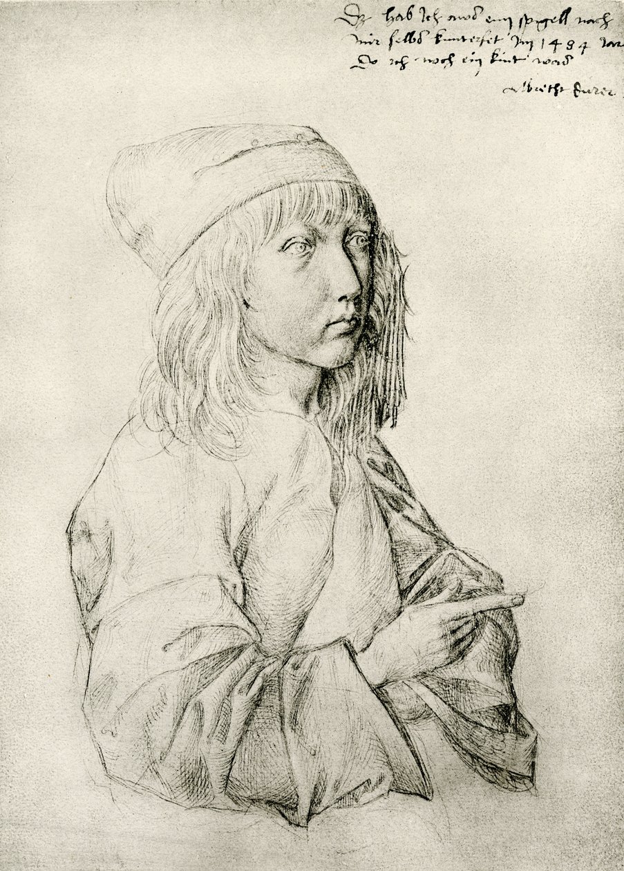 Autoportrait de Dürer à treize ans - Albrecht Dürer