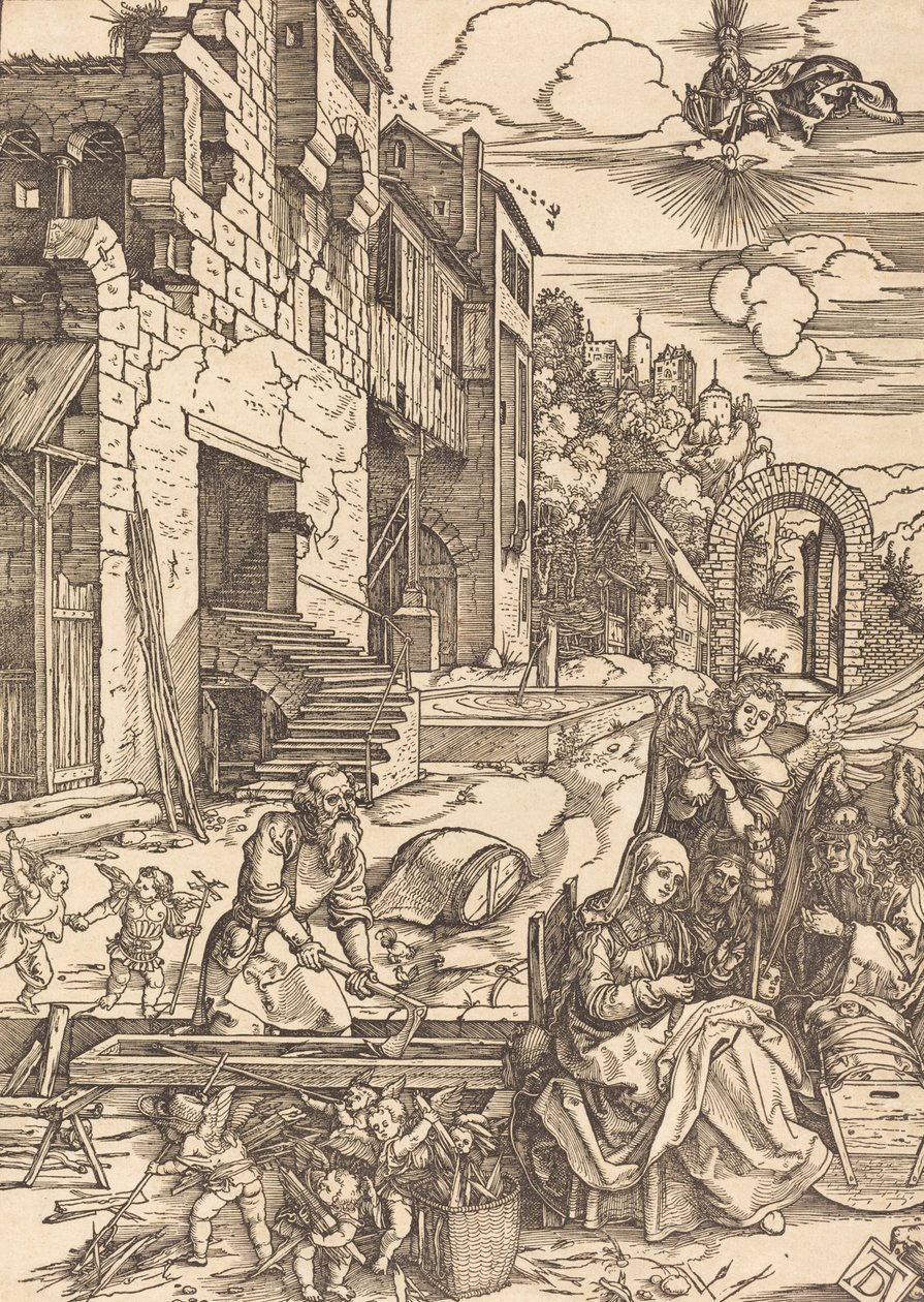 Séjour de la Sainte Famille en Égypte, c. 1504 - Albrecht Dürer
