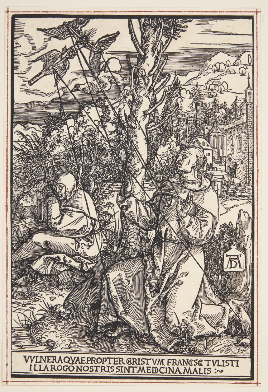 Saint François recevant les stigmates - Albrecht Dürer