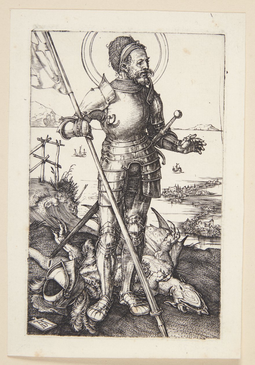 Saint Georges à pied - Albrecht Dürer