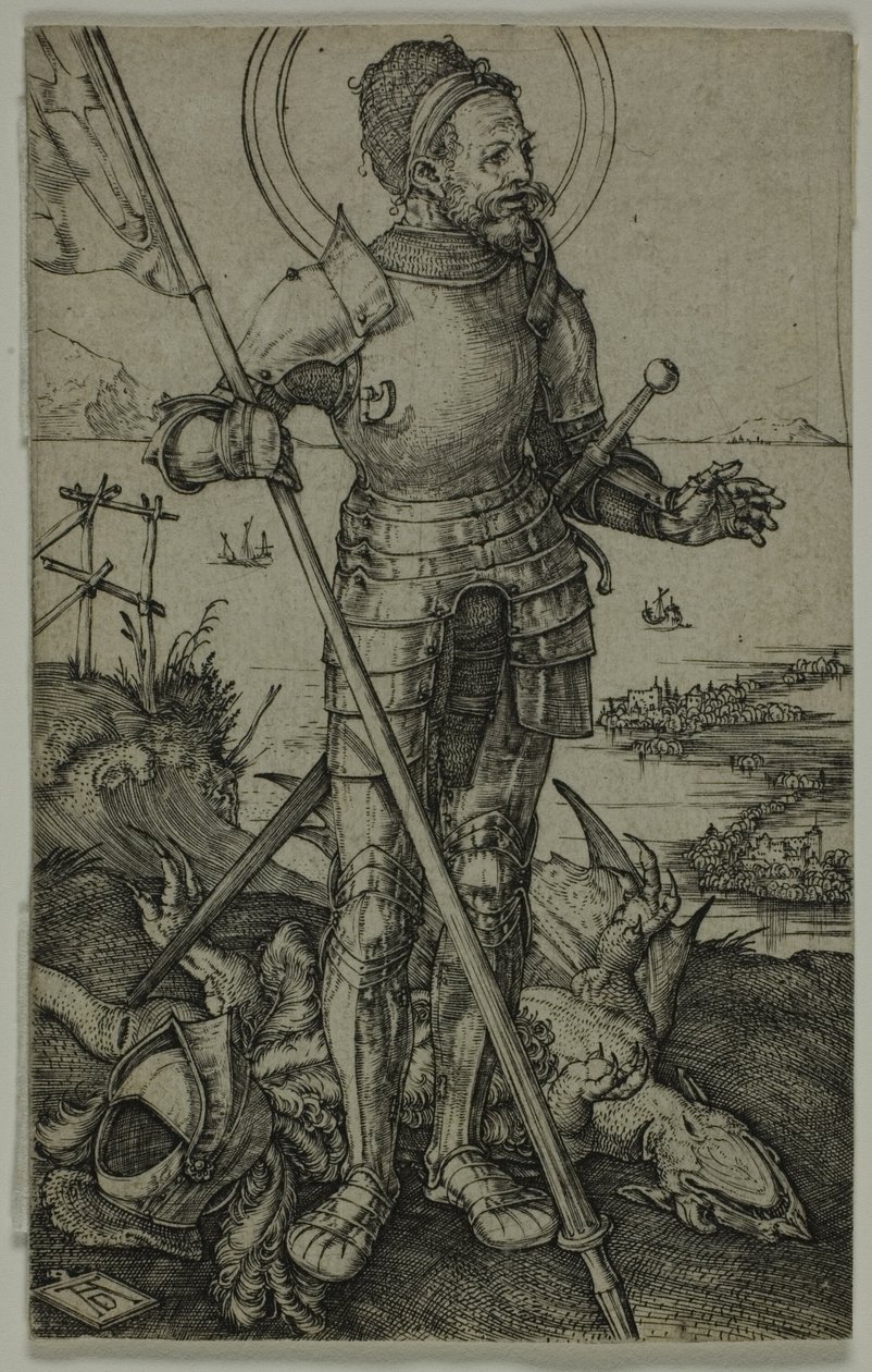 Saint Georges à pied - Albrecht Dürer