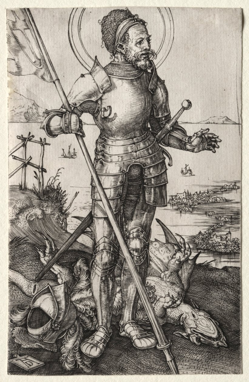 Saint Georges à pied, vers 1504-1505 - Albrecht Dürer