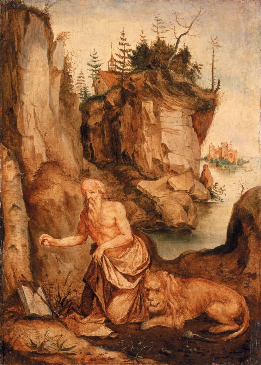 Saint Jérôme et le lion, c.1500 - Albrecht Dürer