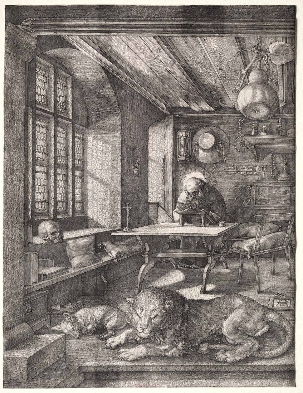 Saint Jérôme dans son étude - Albrecht Dürer