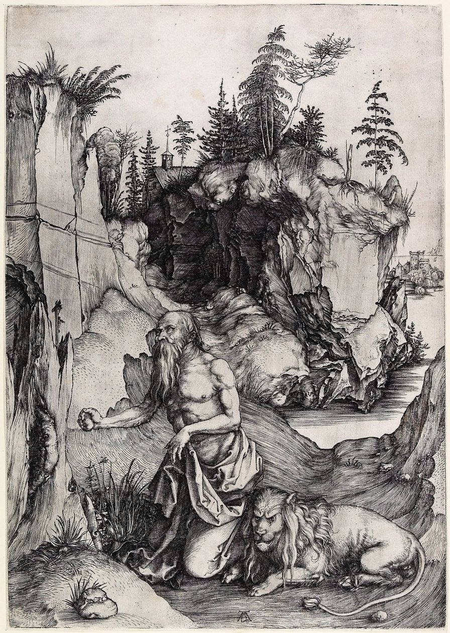 Saint Jérôme en pénitence - Albrecht Dürer