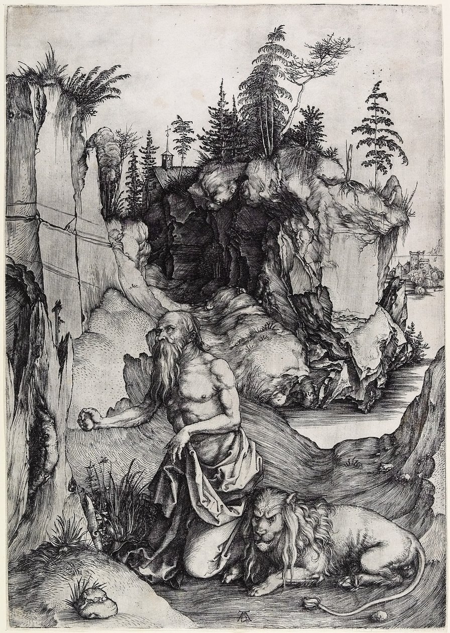 Saint Jérôme en pénitence, vers 1497 - Albrecht Dürer