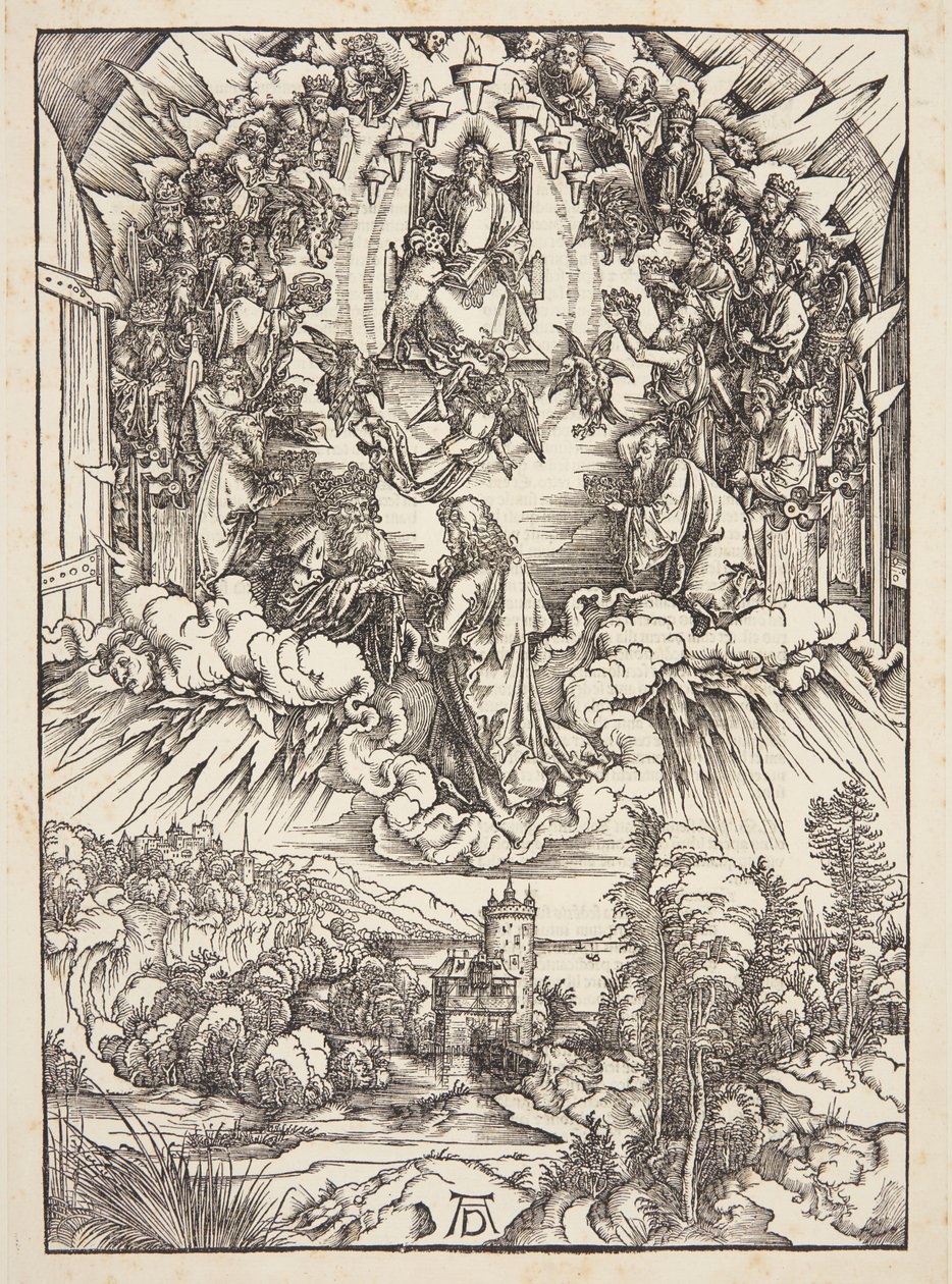 Saint Jean devant Dieu et les Anciens - Albrecht Dürer