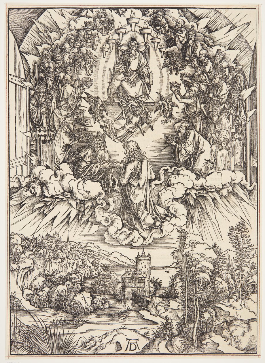 Saint Jean devant Dieu et les anciens - Albrecht Dürer
