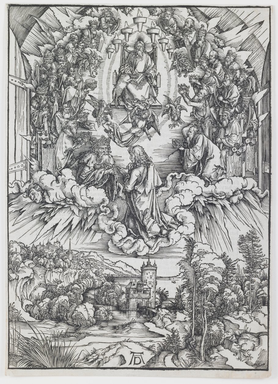 Saint Jean devant Dieu et les Anciens, de la série « L